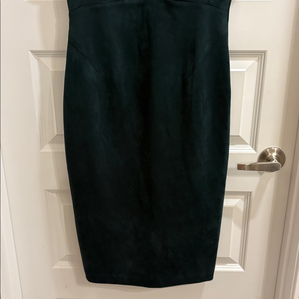 ✨Calvin Klein Emerald Suede Bodycon✨ - Picture 3 of 7